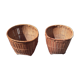 Lot de panier en rotin et bambou