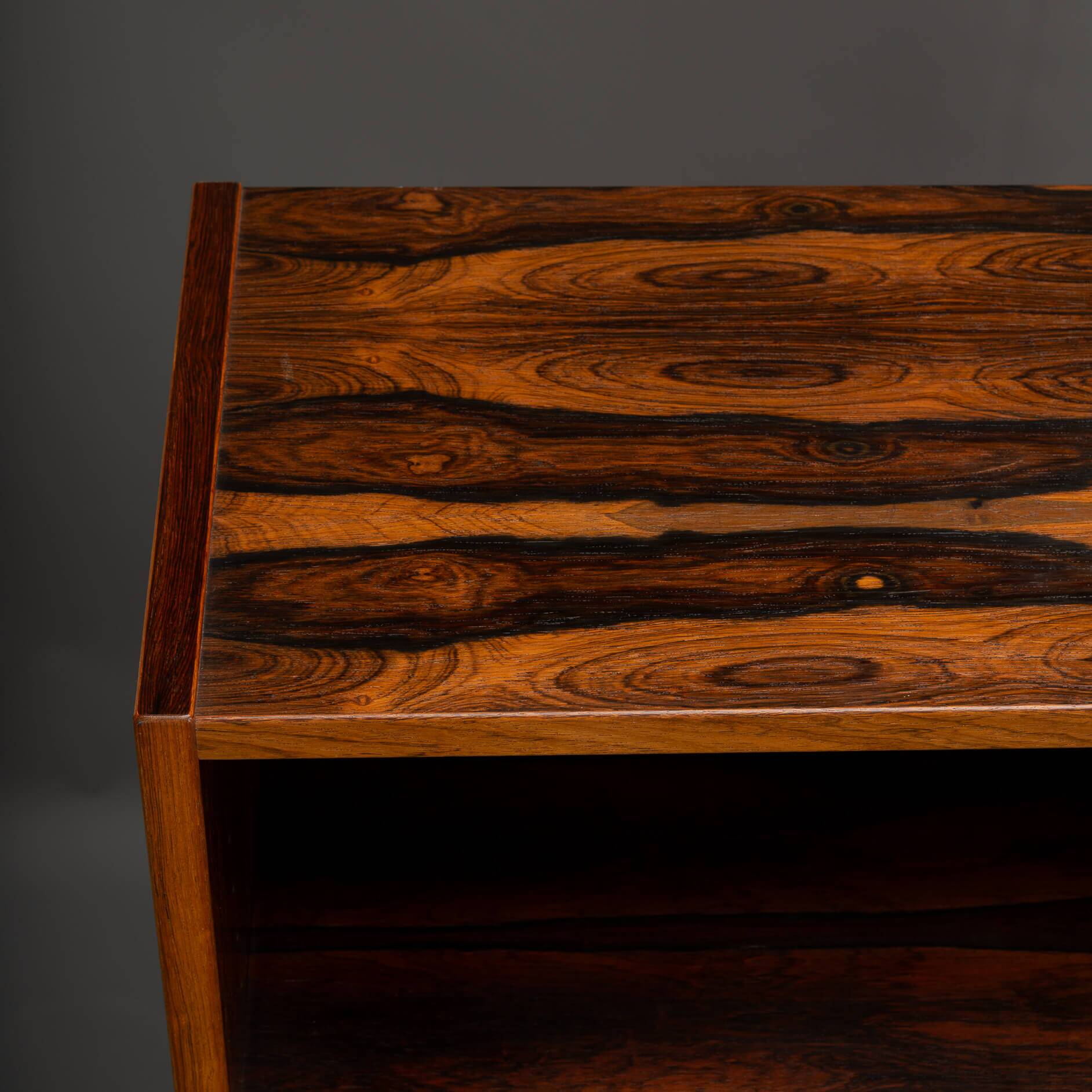 Danish Design Rosewood Bookcase by Hundevad & Co, 1960s