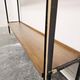 Vintage 1950s Mid-Century Modern Wall Shelving Unit – Hardwood & Alumi