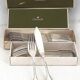 Christofle Vendôme 12 fish cutlery sets, 24 pieces, silver-plated metal, in excellent condition.