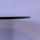 Round table in mirrored black glass, Italia1980s signed Calligaris