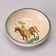 Decorative ceramic bowl attributed to Menelika, Switzerland, circa 1930-1950.