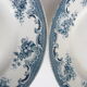 Lot of 4 flat plates Iron earth, model La Vallière of ST Amand