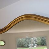 Gilded mirror XXL style Rocaille Louis XV