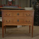 Commode de style Louis XVl en merisier 2 tiroirs estampillée Lechevalier. P.