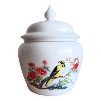 Pot with opaline lid AVON