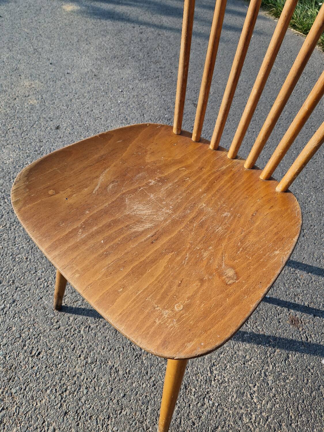 Set of 3 Baumann bistro chairs, Menuet model
