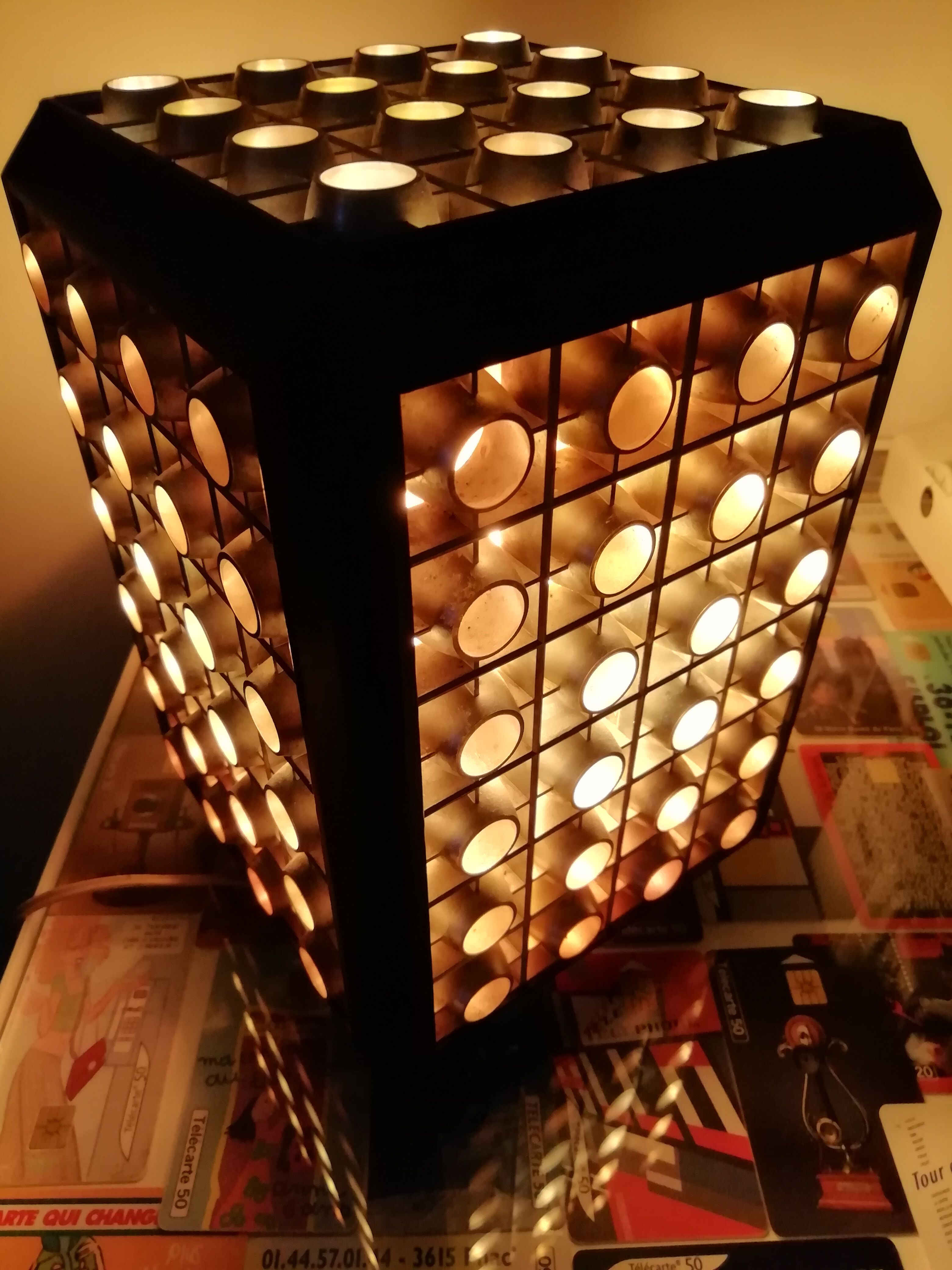 Vintage kaleidoscope lamp