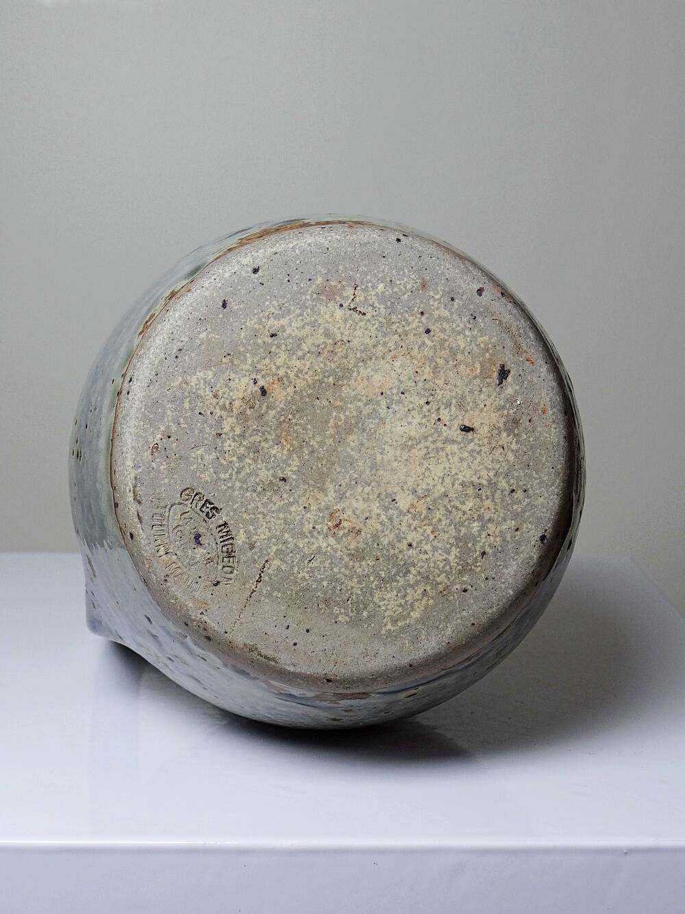 Small carafe, pitcher in vintage hand-turned Migeon La Borne Cher stoneware