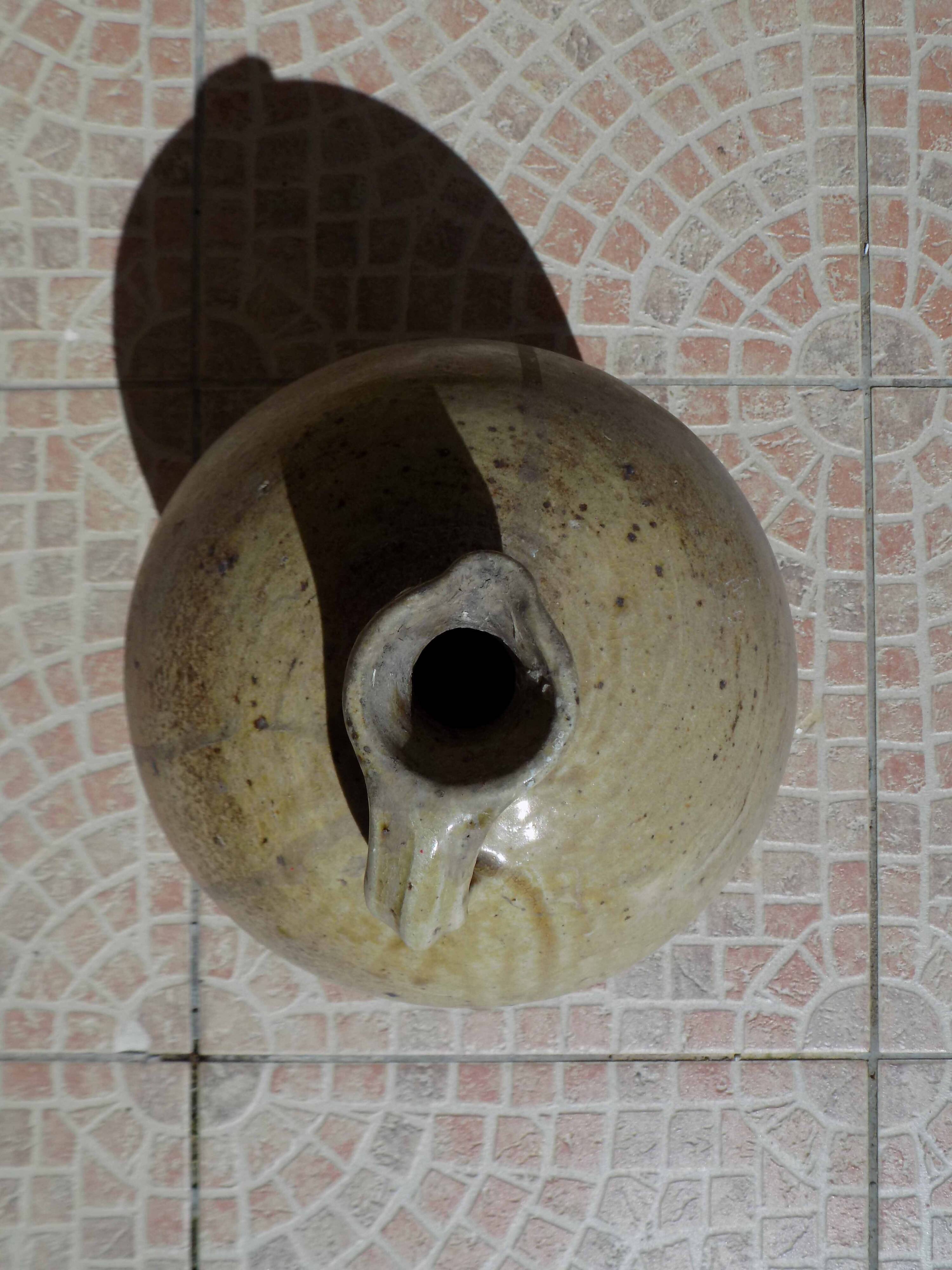 enamelled stoneware jug jar