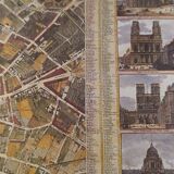 Historic map of Paris in 1789