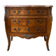 Antique Louis XV commode in wood and marble