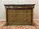Empire style chest of drawers in green marble