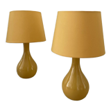 Pair of vintage ceramic lamps