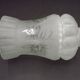 French Vintage Victorian Style White Opaque Patterned Glass Shade 0142