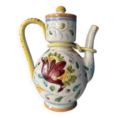 Vintage teapot Made in Italy | Hand-painted Italian ceramic I