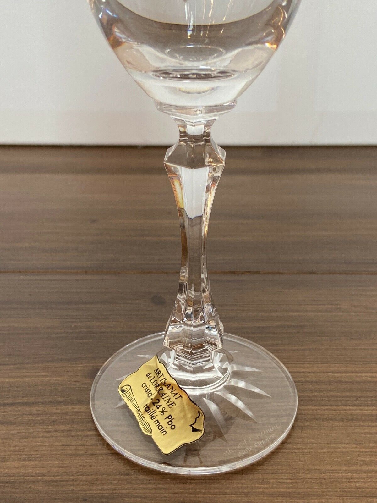 6 flutes a champagne cristal de lorraine modele gerard coffret signe