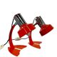 Set de 2 lampes de table vintage orange / lampes de chevet 'Maxam'