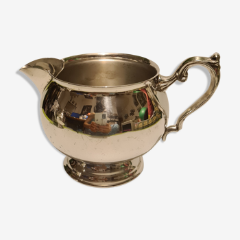 Silver metal milk pot mr silver plated style rocaille