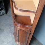 Encoignure haute en noyer ep XIXem 2 portes