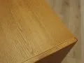 Commode en chêne danois et en frêne plaqué avec un dessus extensible, années 1970