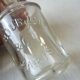 Old carafon bottle, concentrated extract / perfume, A. Bourjois, molded glass