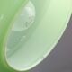 Mid-Century Italian Green Glass and Brass Pendant Lamp