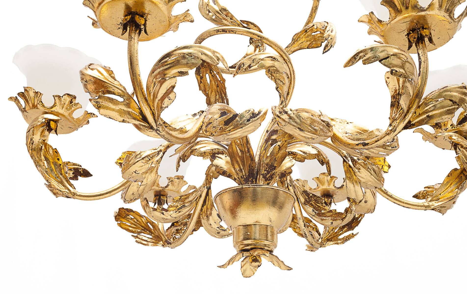 Antique floral chandelier