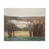 Painting by Nagao Usui: "Landscape of Provence"