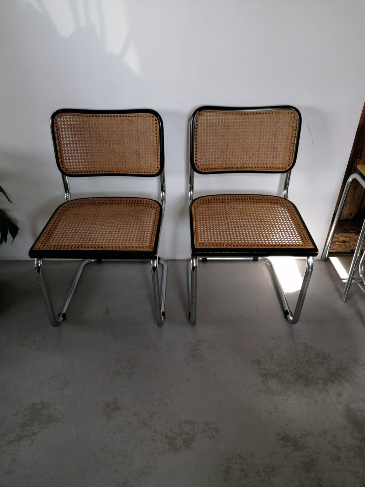 Pair of chairs Marcel Breuer B32