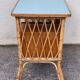 Vintage rattan desk 1960