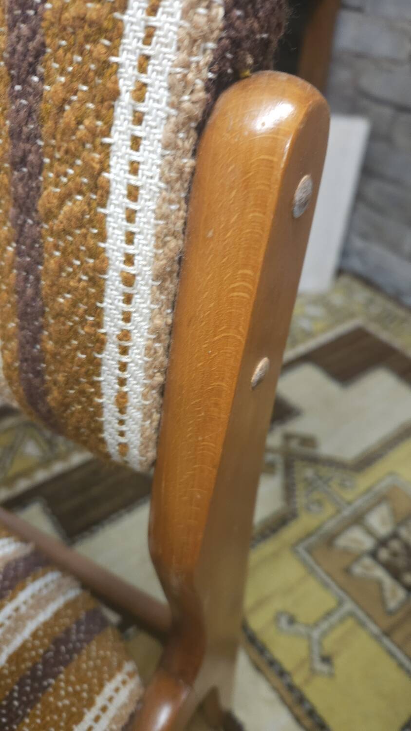 Set of 6 vintage Scandinavian chairs from the 1970s