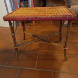 Rattan coffee table