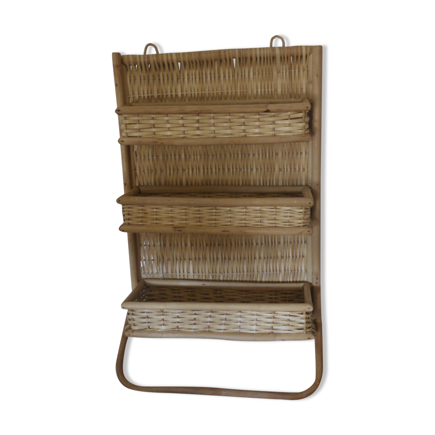 Shelf wall wicker and rattan 60