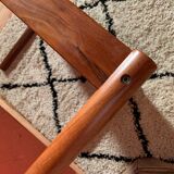 Table basse scandinave vintage teck palissandre de Rio Michel Arnoult
