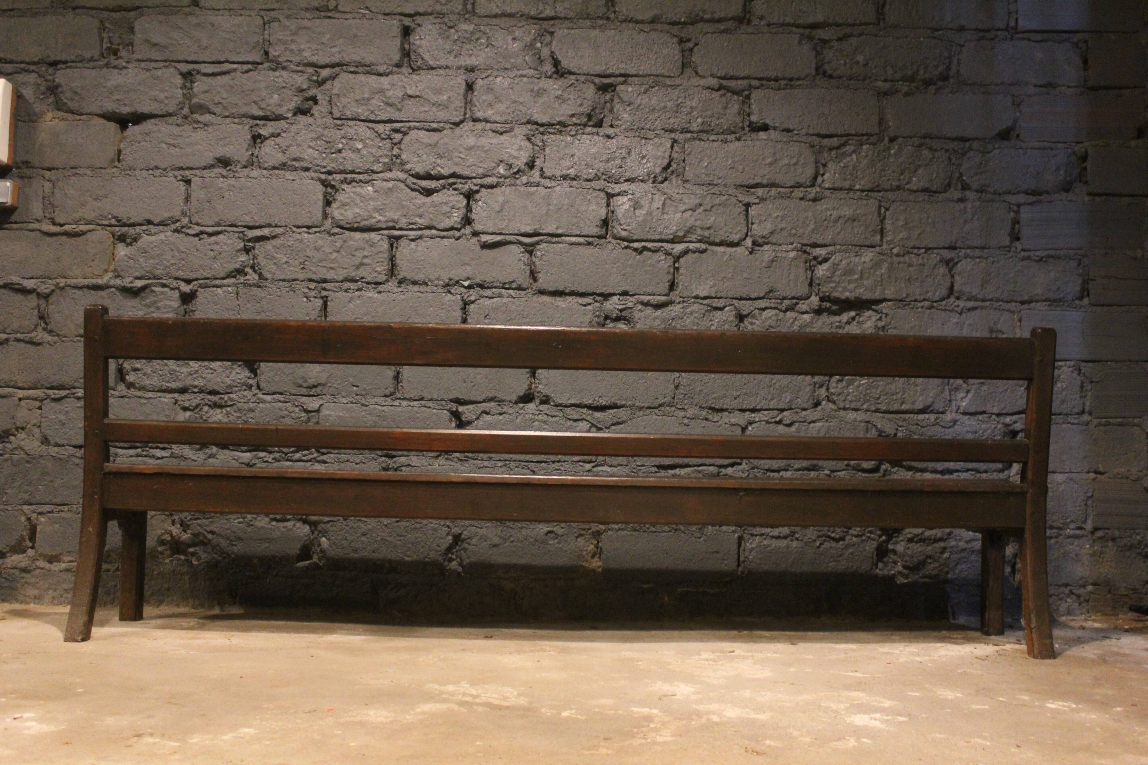 Pair of monastery benches