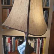 70s stainless steel lamp design