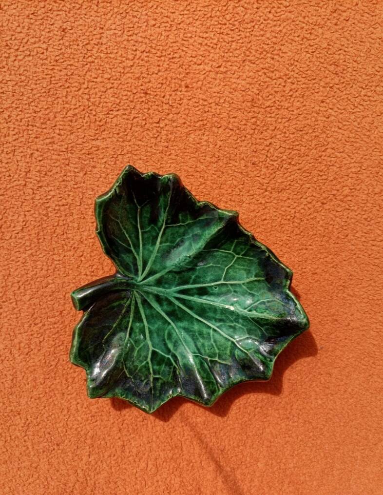 Vide poche rétro feuilles