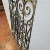 Wrought iron door grille