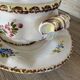Antique soup tureen in Italian majolica, hand-painted + tray