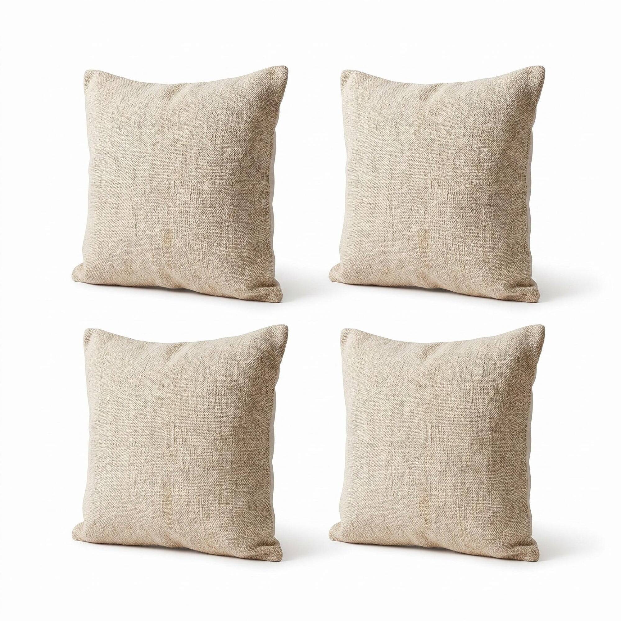 Set of 4 vintage kilim cushion covers 61x61 cm