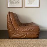 Brown leather heater