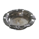 Silver metal fruit cup
