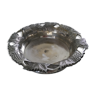 Silver metal fruit cup