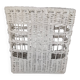 White wicker umbrella stand