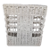 White wicker umbrella stand