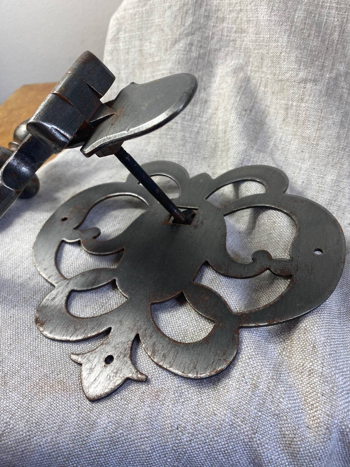 Metal door knocker
