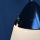 Opaline glass Kandem pendant lamp model 409