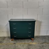 Chest of drawers vintage feet compass redesigned