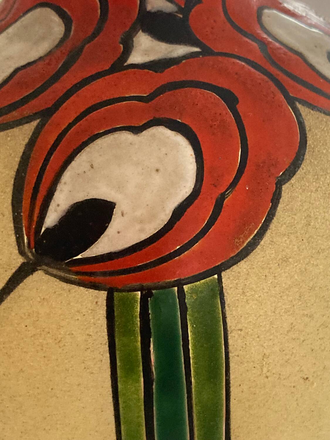 Art deco vase 1930 DE Leune signed